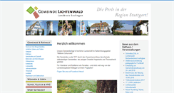 Desktop Screenshot of lichtenwald.de